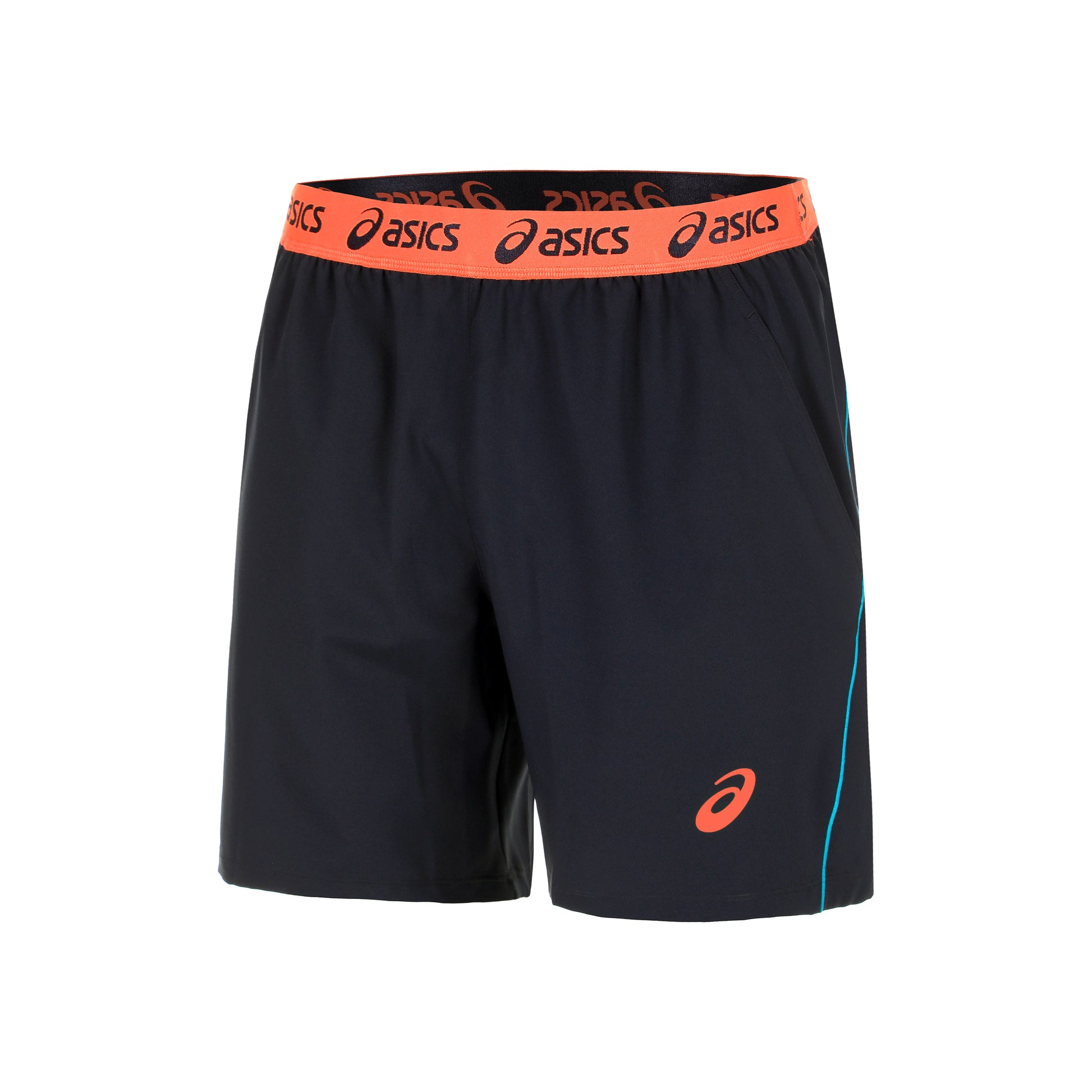 ASICS Shorts Hombres-Azul Oscuro