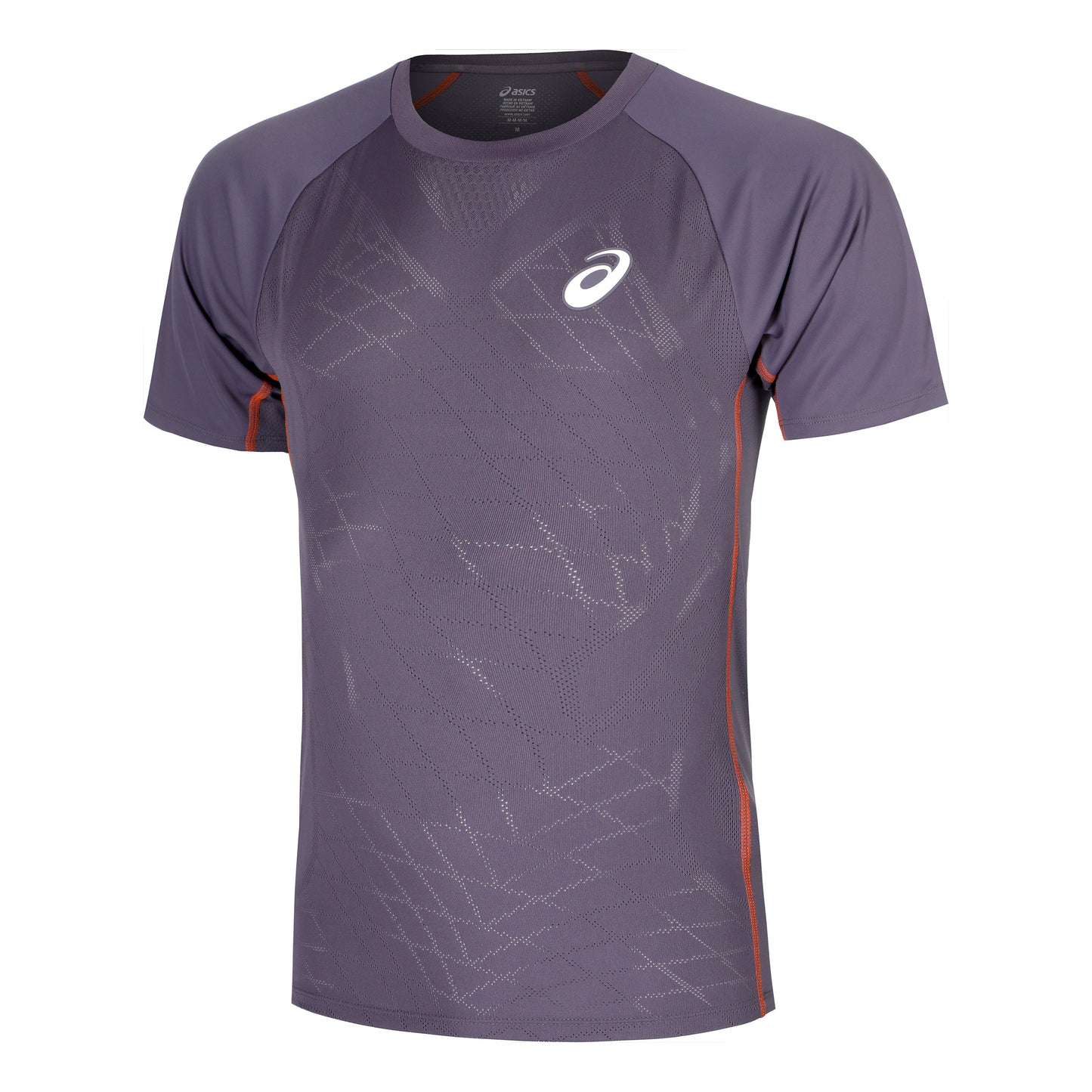 ASICS Match Actibreeze Camiseta De Manga Corta Hombres-Lila