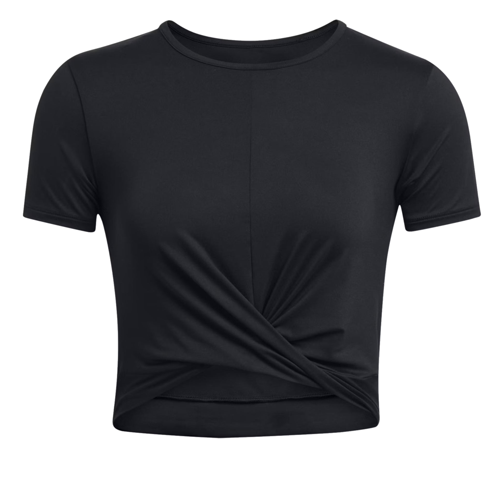Under Armour Motion Crossover Crop Camiseta De Manga Corta Mujeres-Negro