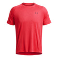 Tech Textured Camiseta de manga corta Hombres - rojo,
