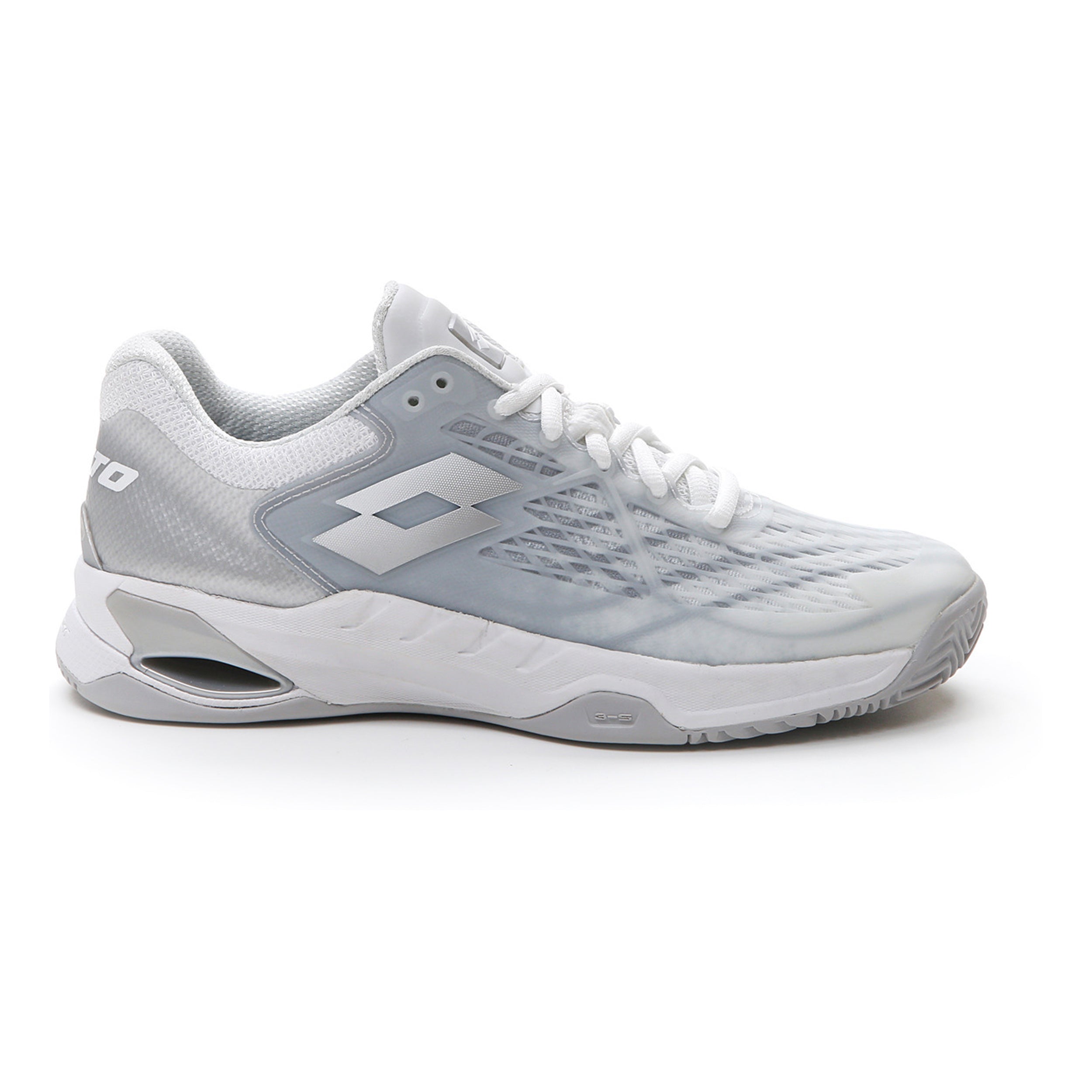 Lotto Mirage 100 Clay Zapatilla Tierra Batida Mujeres-Blanco,Gris