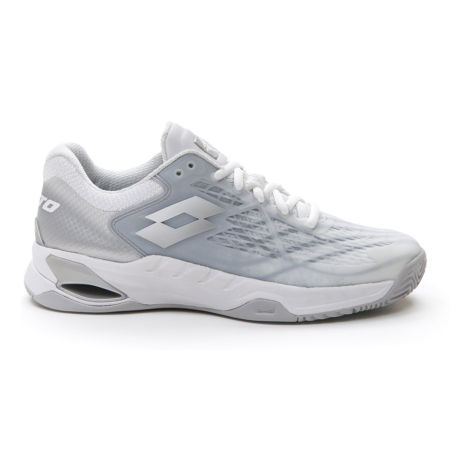 Lotto Mirage 100 Clay Zapatilla Tierra Batida Mujeres-Blanco,Gris