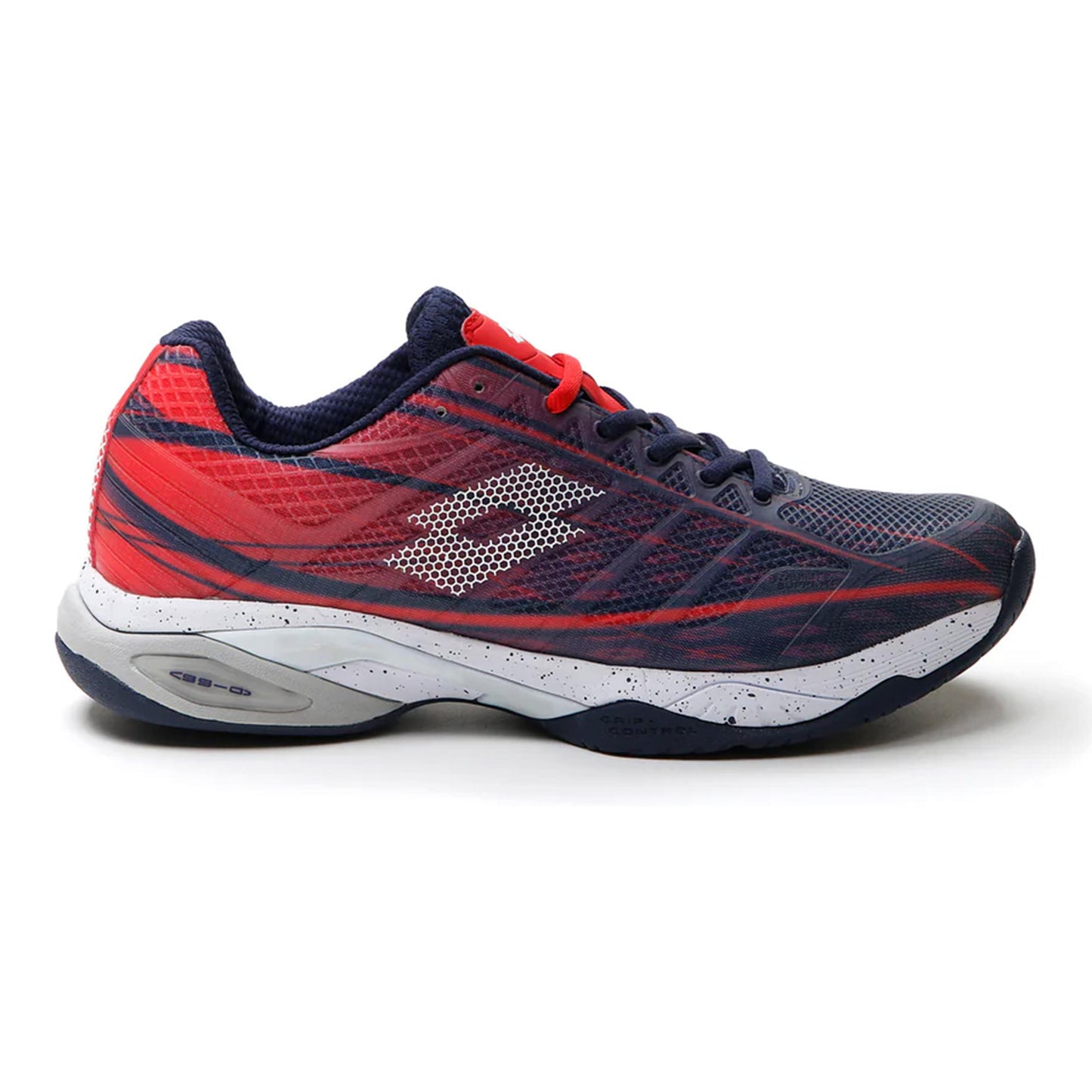 Lotto MIRAGE 300 SPD Zapatilla todas las superficies Hombres-azul oscuro, rojo