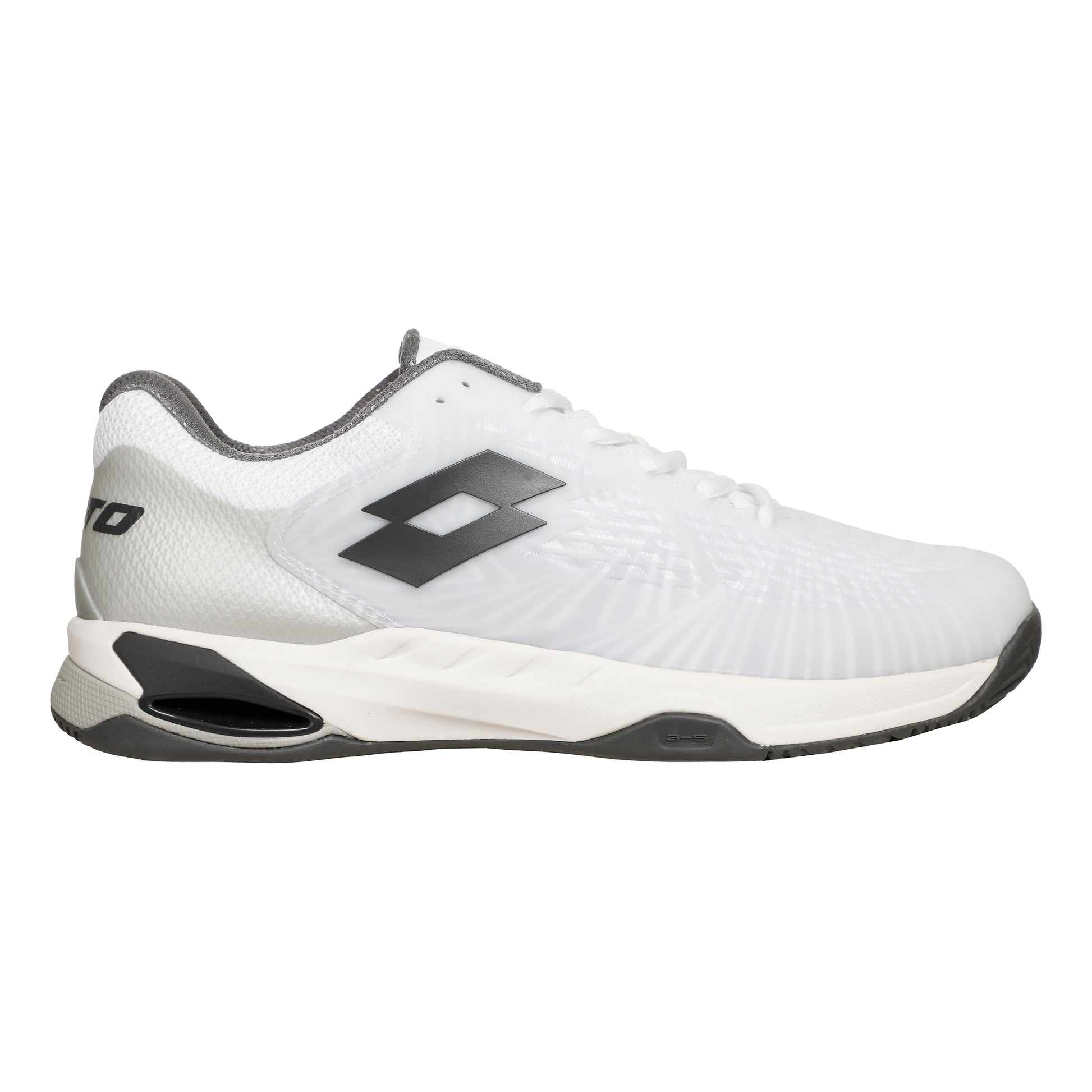 Lotto Mirage 100 II Zapatilla Tierra Batida Hombres-Blanco,Gris