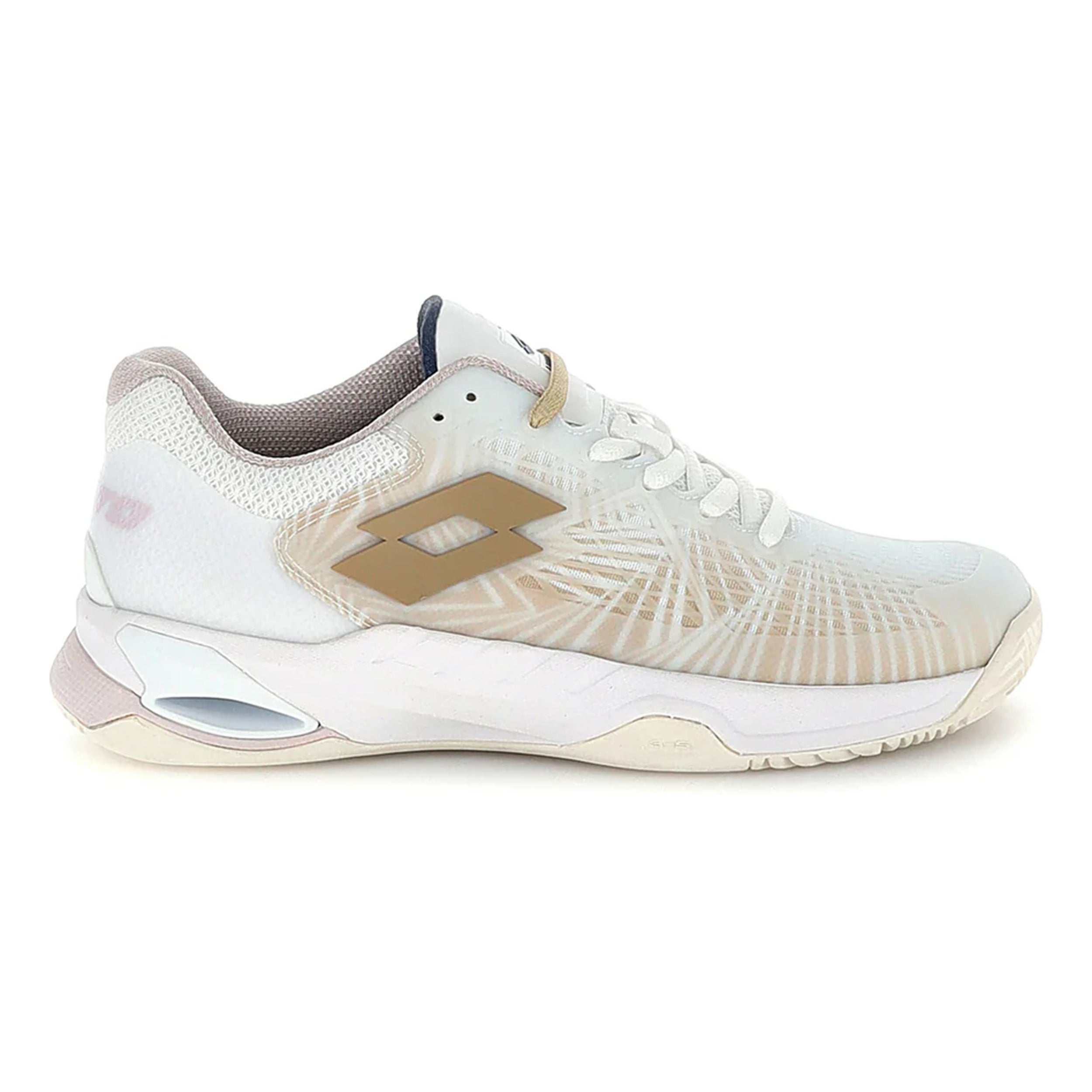 Lotto Mirage 100 II Zapatilla tierra batida Mujeres-blanco, beige
