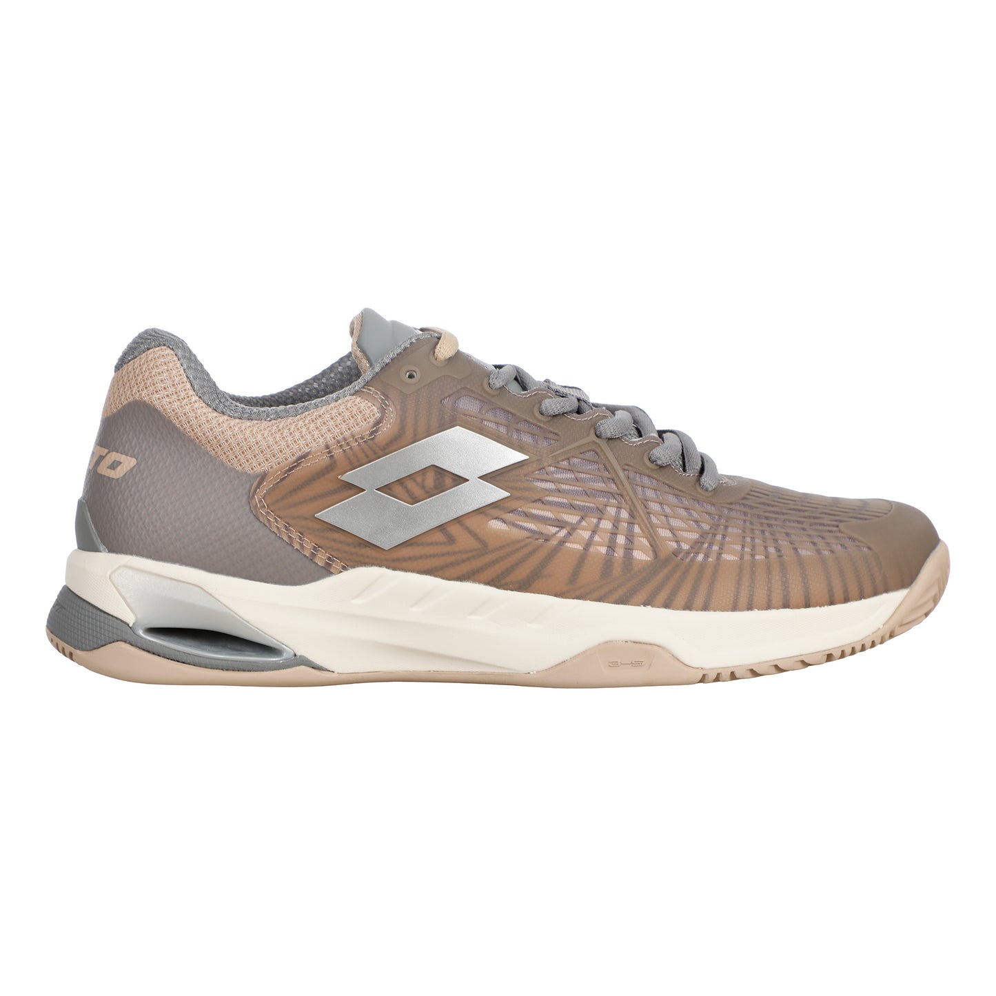 Lotto Mirage 100 II Zapatilla tierra batida Hombres - gris, beige