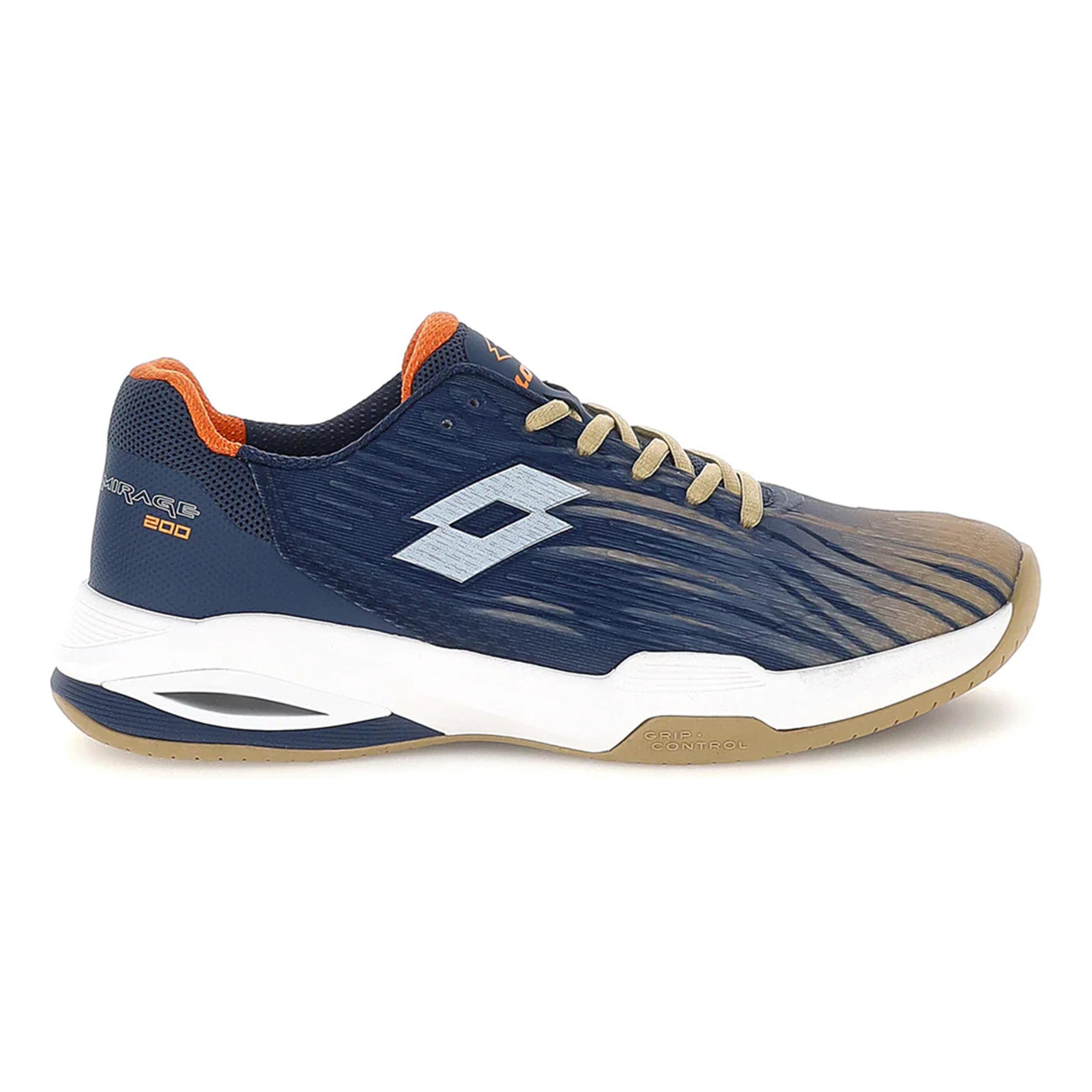 Lotto Mirage 200 II PRT SPD Zapatilla tierra batida Hombres - azul oscuro, beige