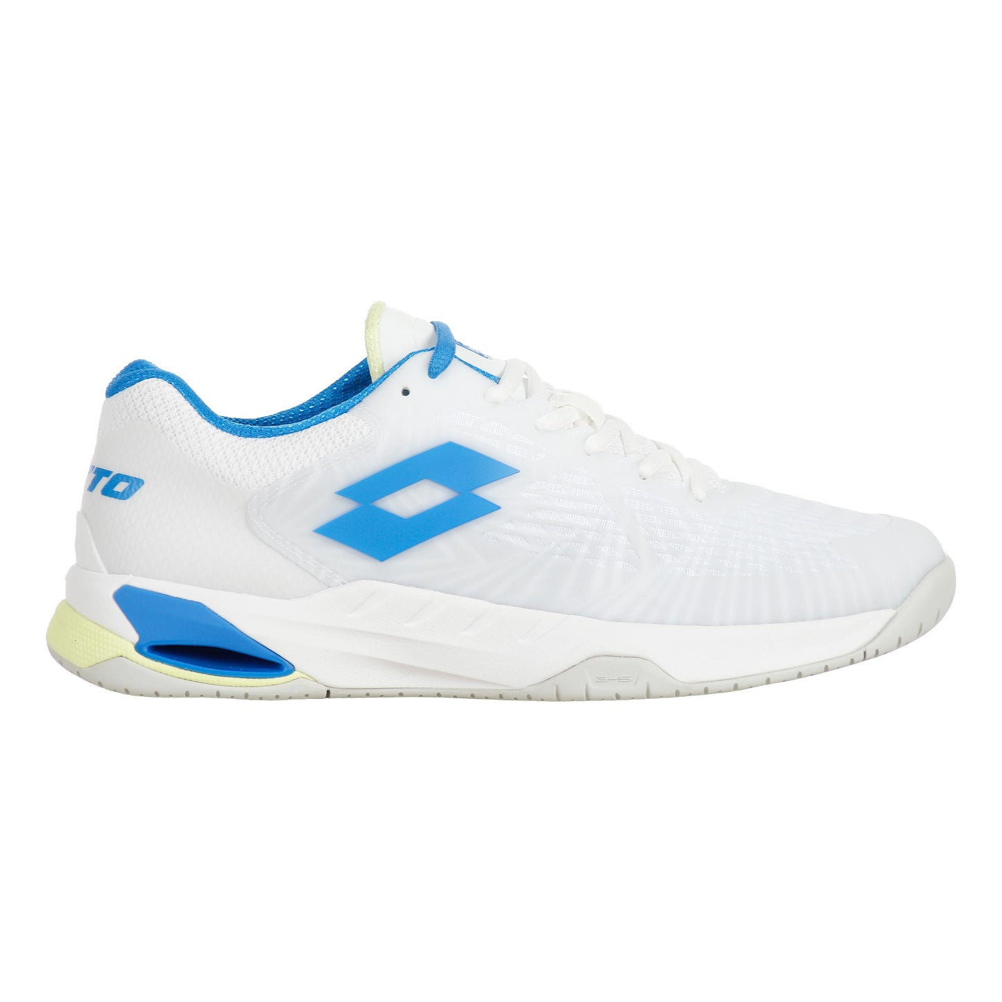 Lotto Mirage 100 II SPD Zapatilla Todas Las Superficies Hombres-Blanco,Azul