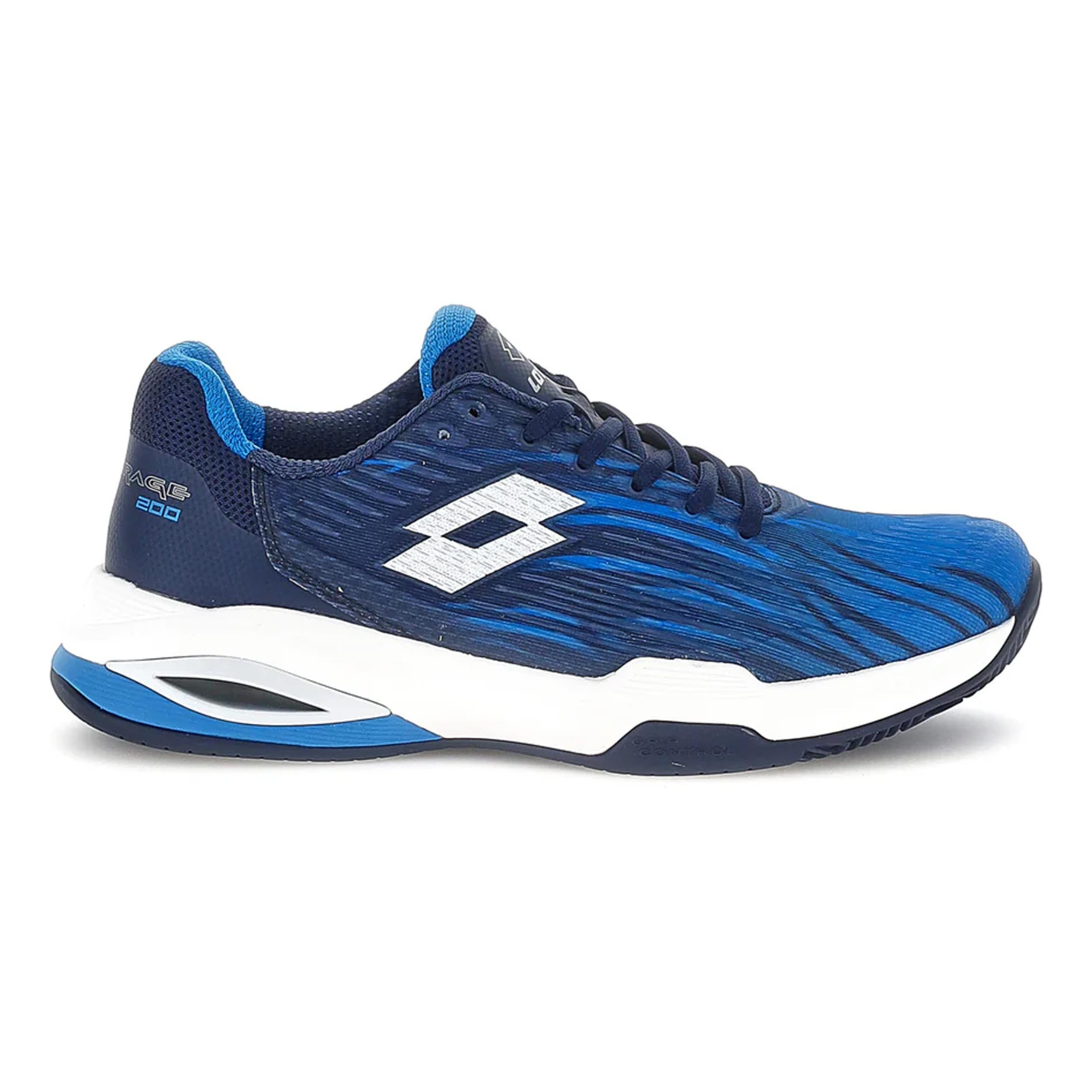 Lotto Mirage 200 II PRT SPD Zapatilla tierra batida Hombres - azul oscuro, blanco