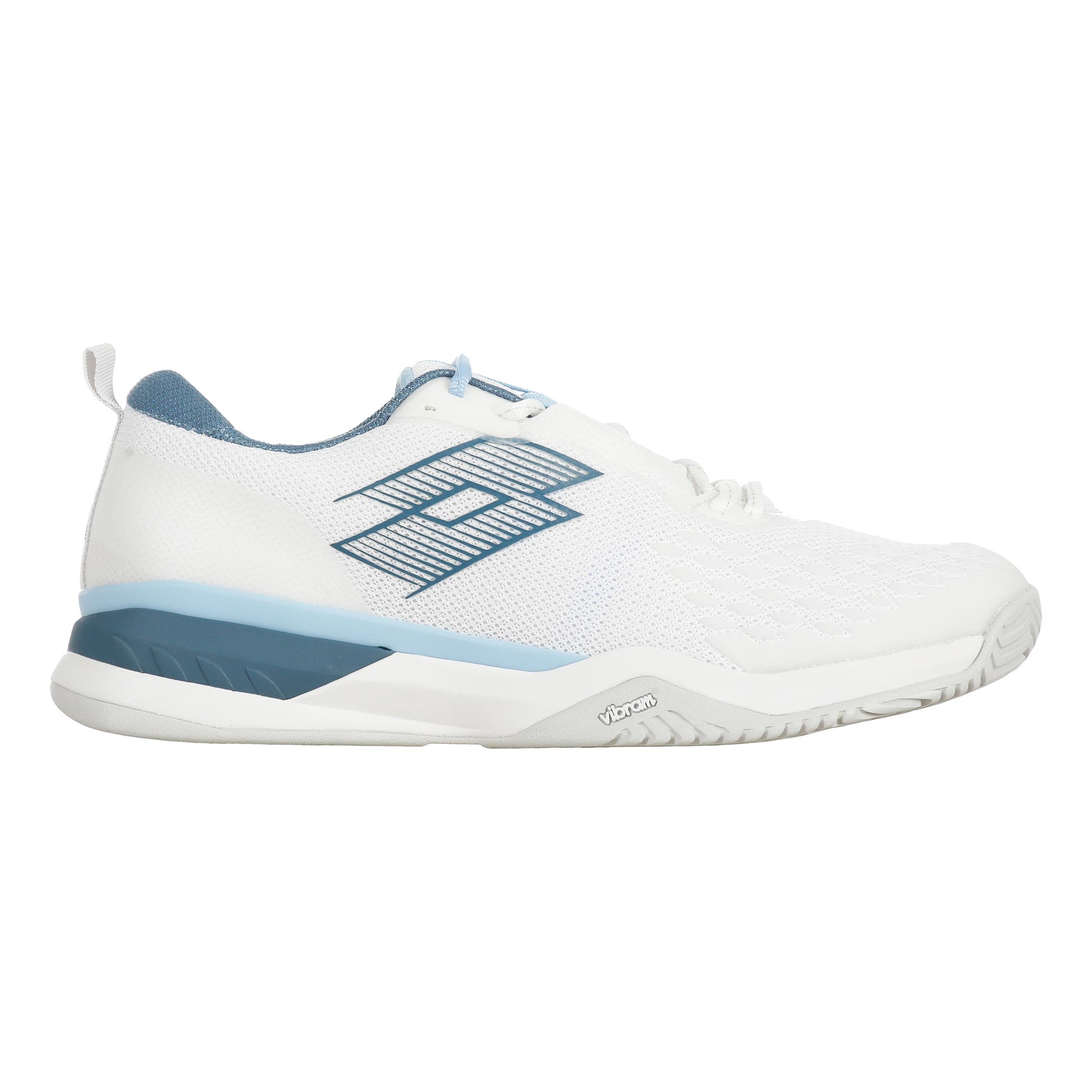 Lotto Raptor Hyperpulse 100 III SPD Zapatilla Todas Las Superficies Hombres-Blanco,Azul