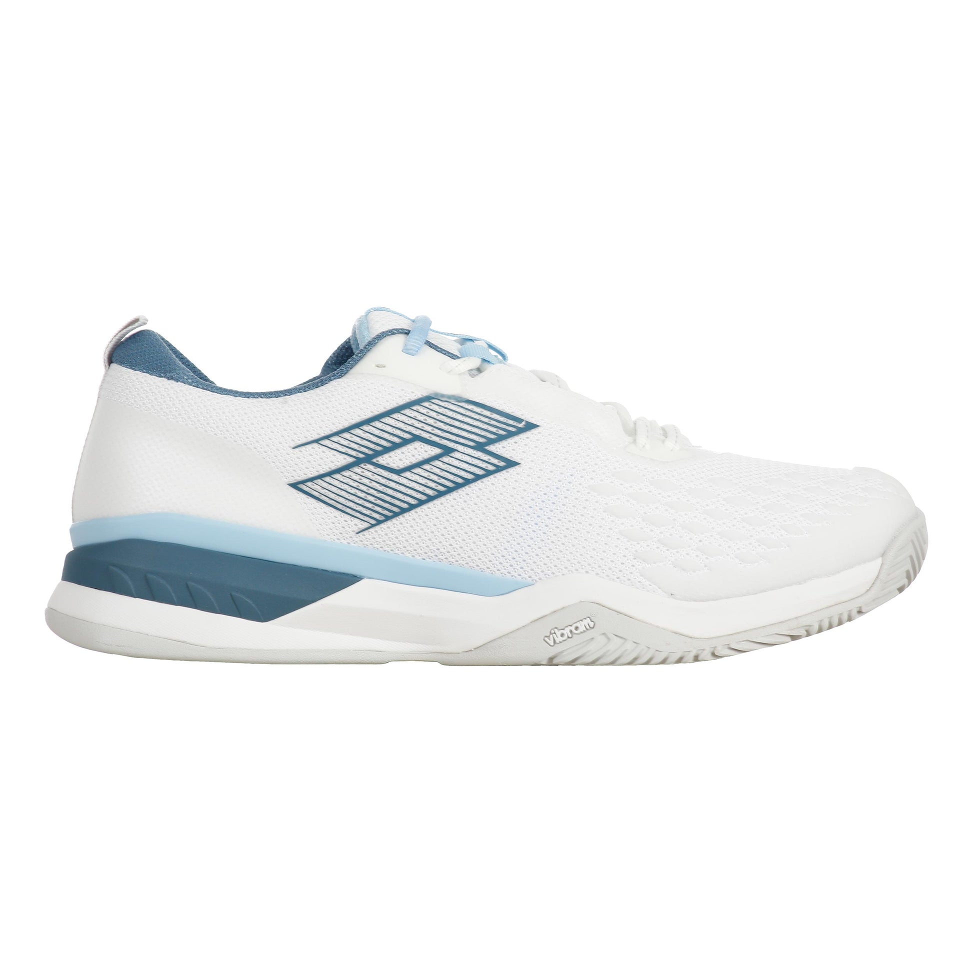 Lotto Raptor Hyperpulse 100 III Zapatilla Tierra Batida Hombres-Blanco,Azul