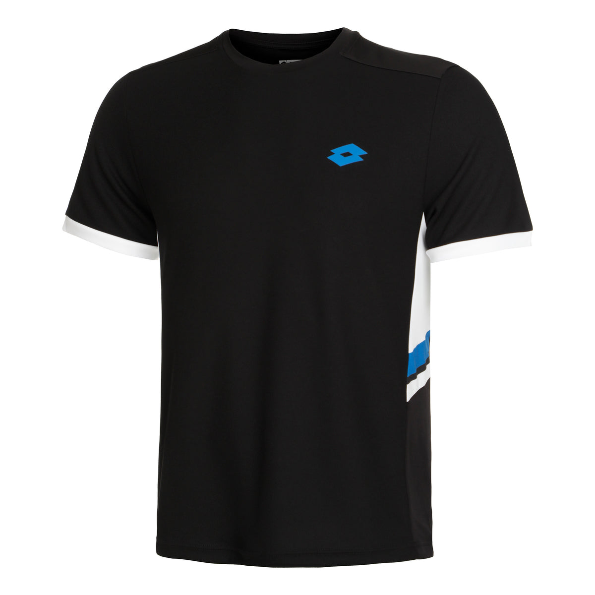 Lotto Squadra III Camiseta De Manga Corta Hombres-Negro