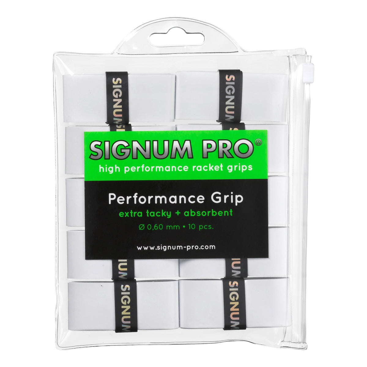 Signum Pro Performance Grip Pack De 10-Blanco