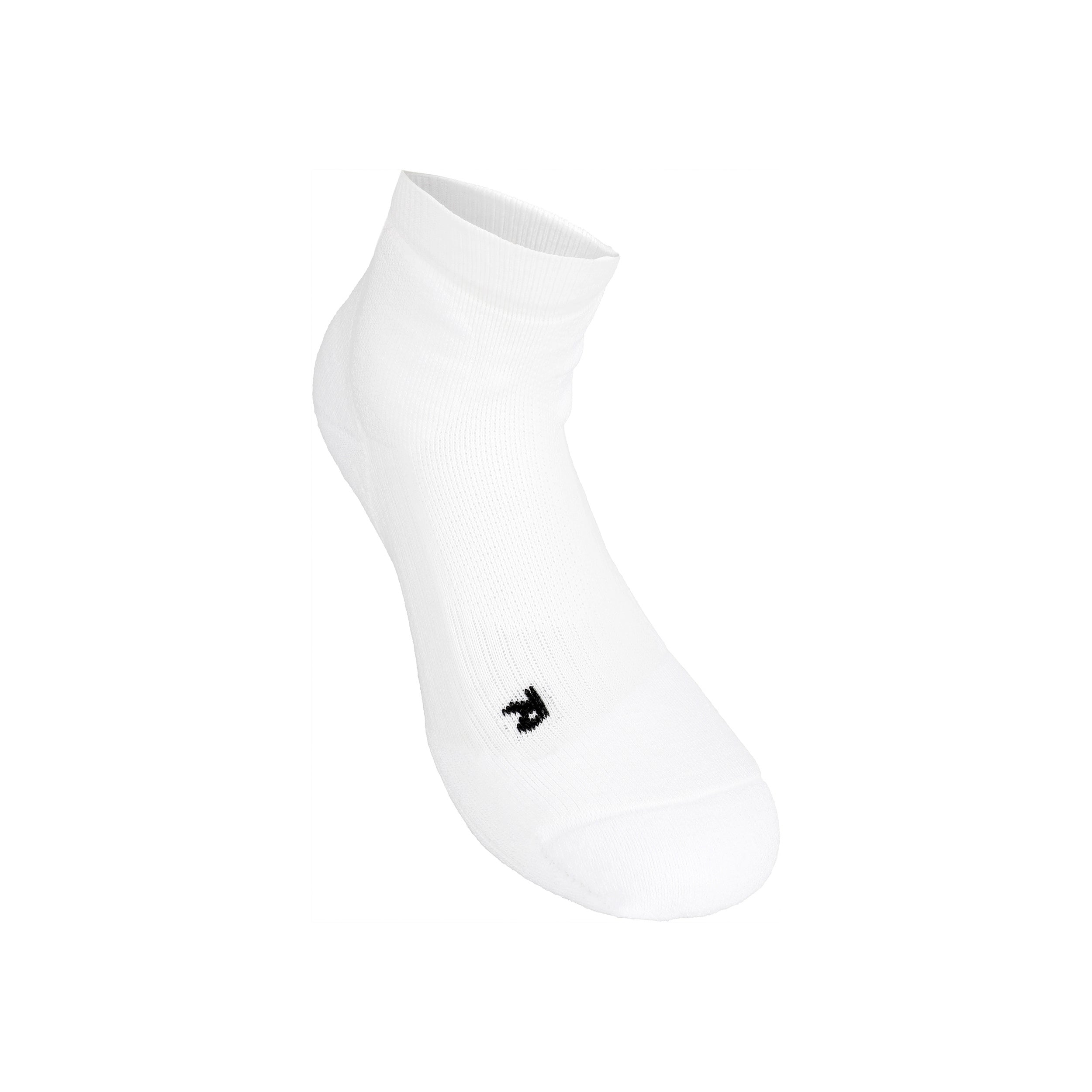 Falke TE2 Short Calcetines De Tenis Hombres-Blanco,Negro