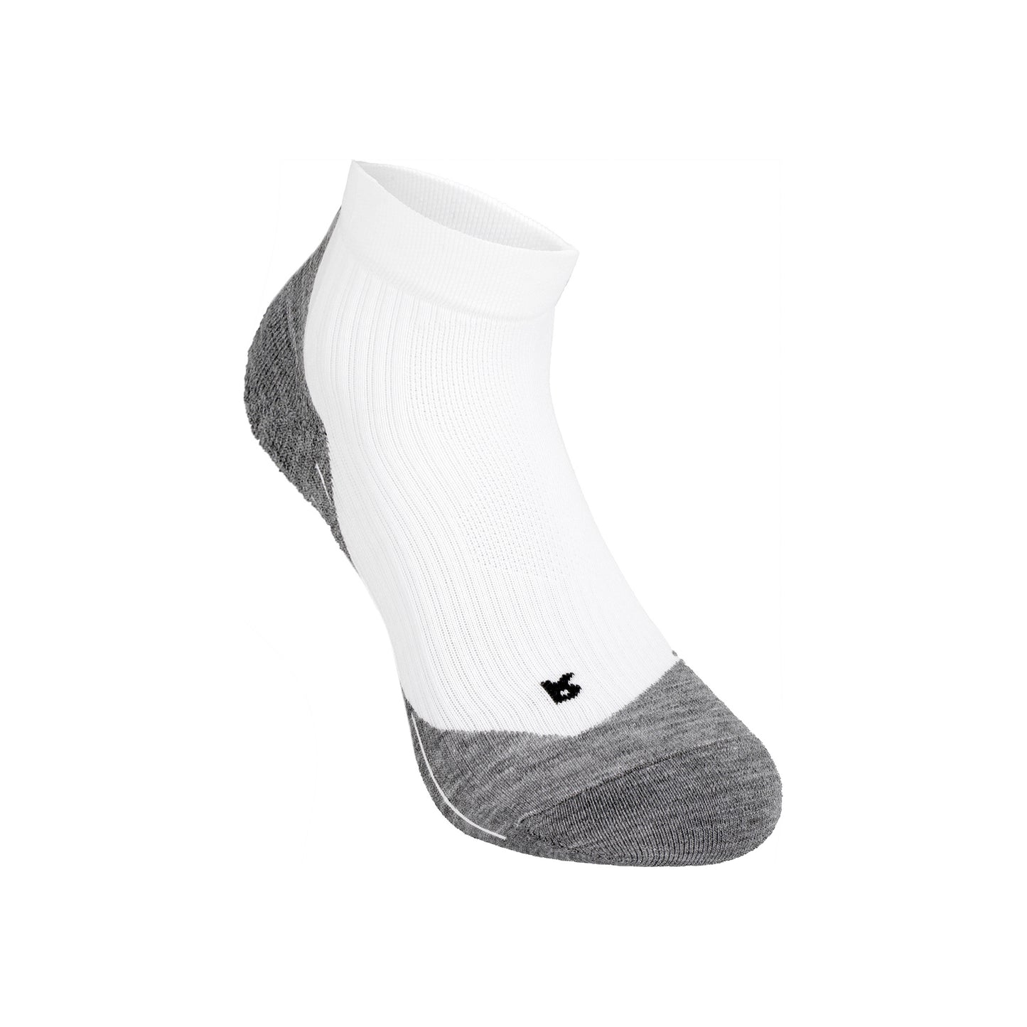 Falke TE4 Short Calcetines Deporte Mujeres-Blanco,Gris Oscuro