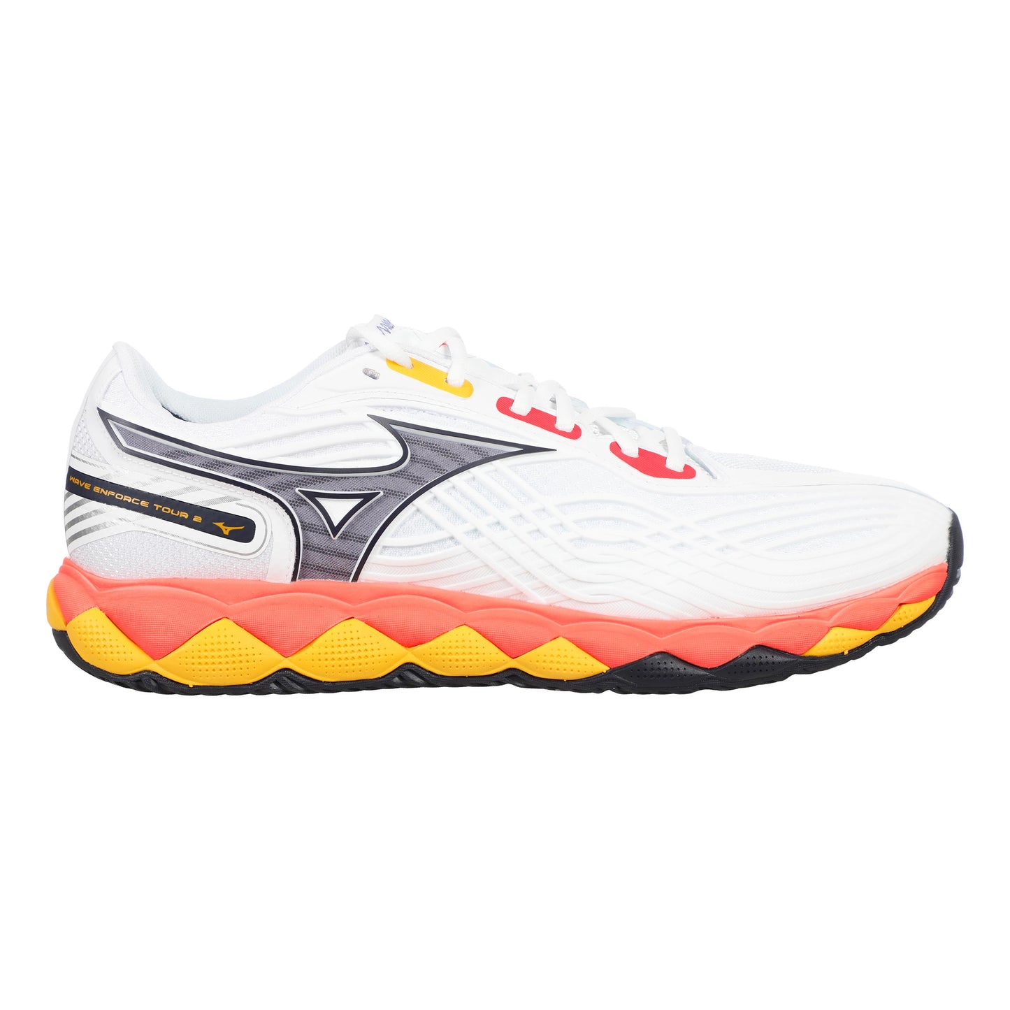 Mizuno Wave Enforce Tour 2 Zapatilla Todas Las Superficies Hombres-Blanco,Azul