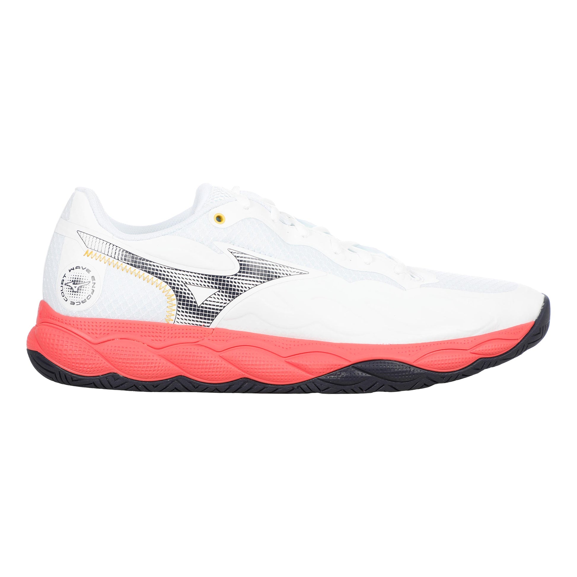Mizuno Wave Enforce Court Zapatilla Todas Las Superficies Hombres-Blanco,Azul