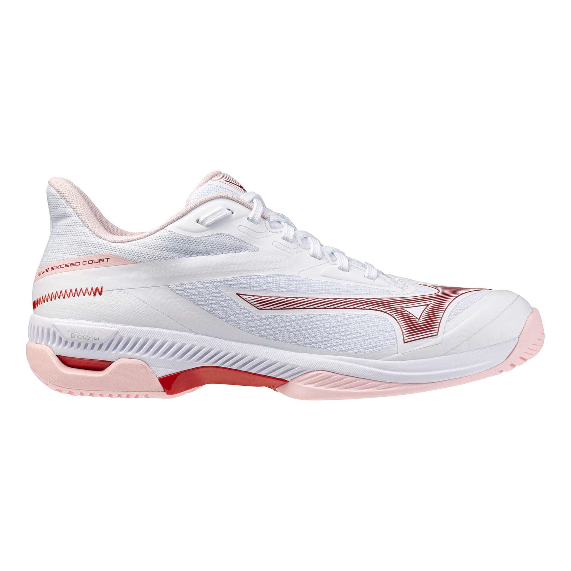 Mizuno Wave Exceed Court Zapatilla todas las superficies Mujeres - blanco, berry