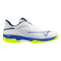 Wave Exceed Court Zapatilla tierra batida Hombres - blanco, azul