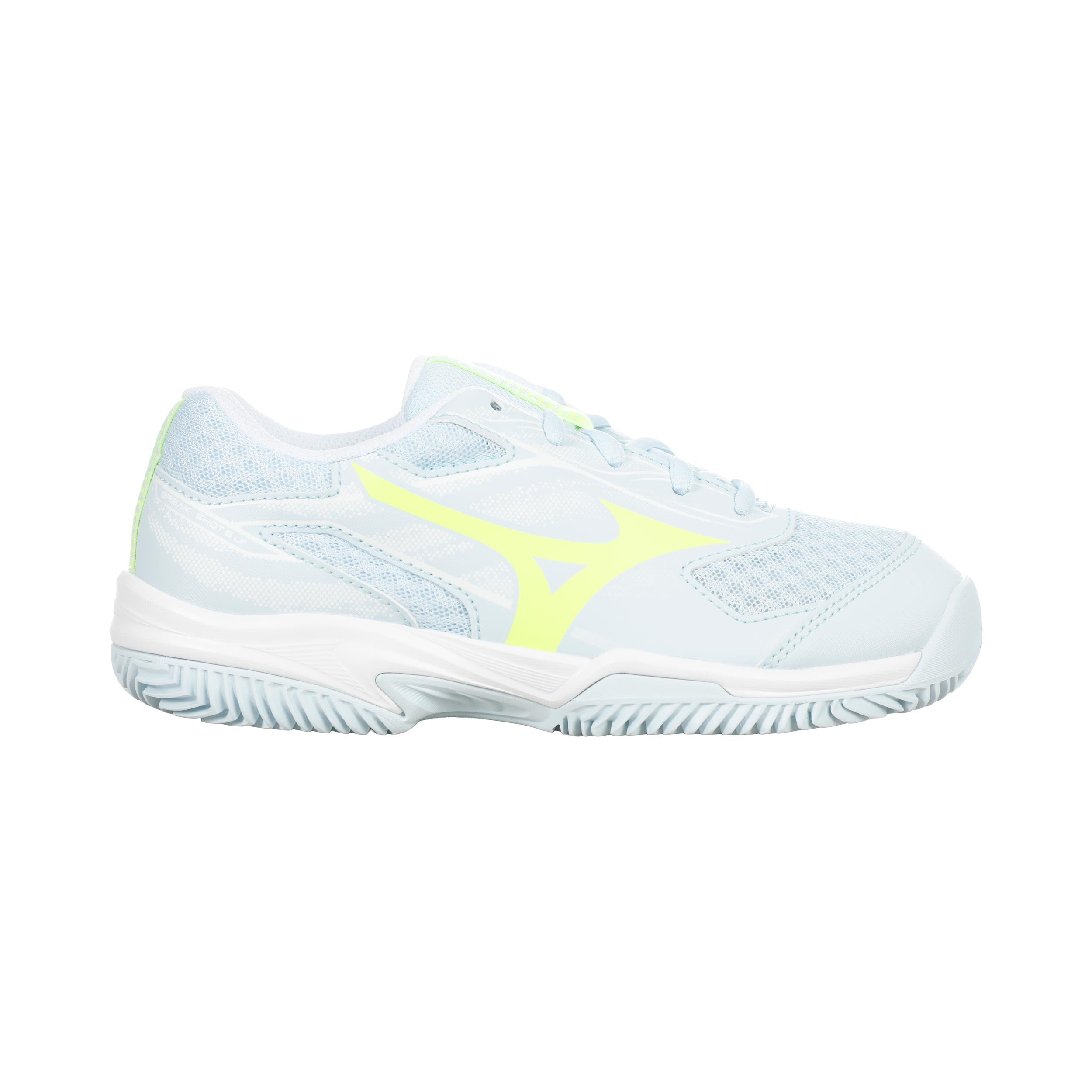 Mizuno Break Shot 5 Zapatilla tierra batida Niños - blanco, azul claro