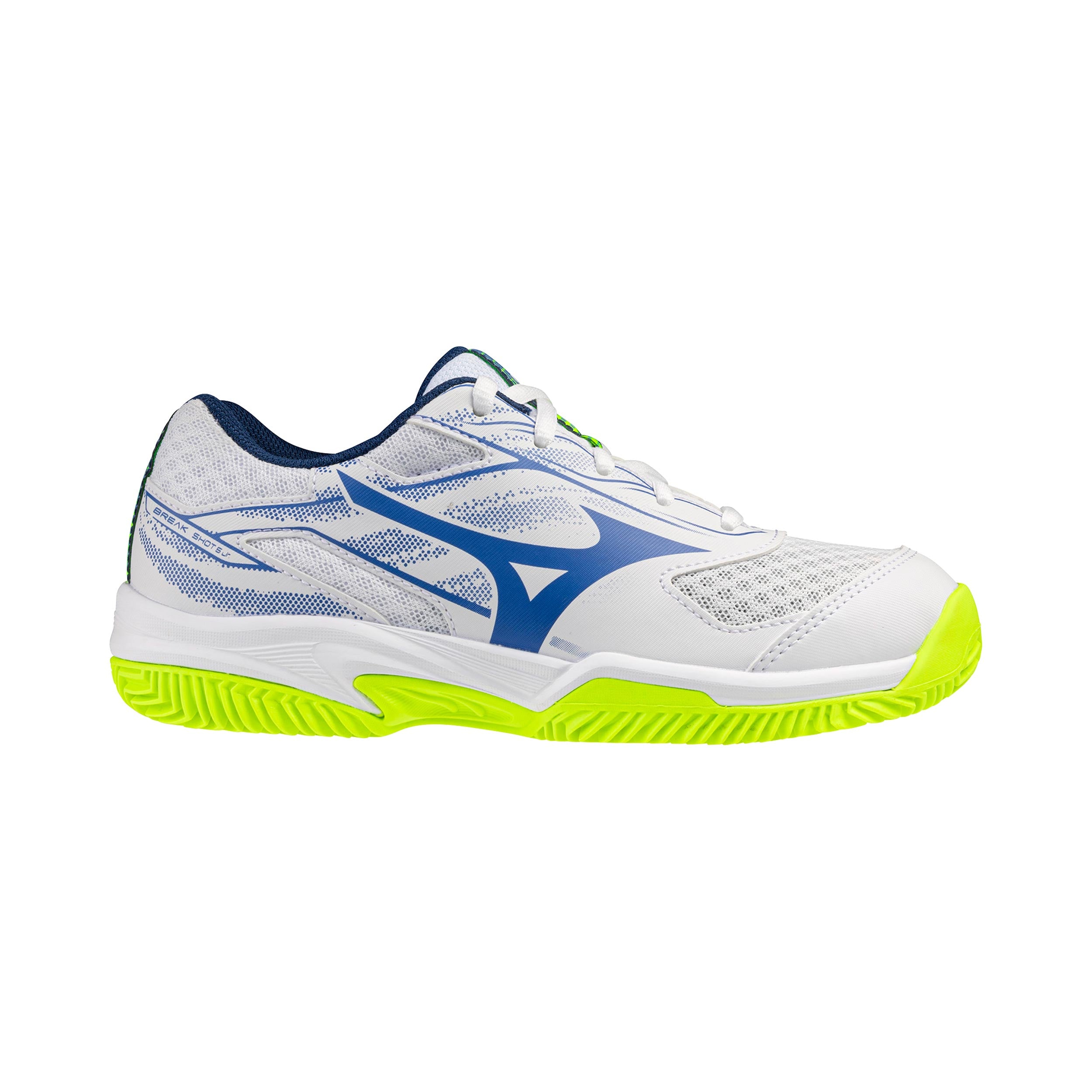 Mizuno Break Shot 5 Zapatilla tierra batida Niños - blanco, lima