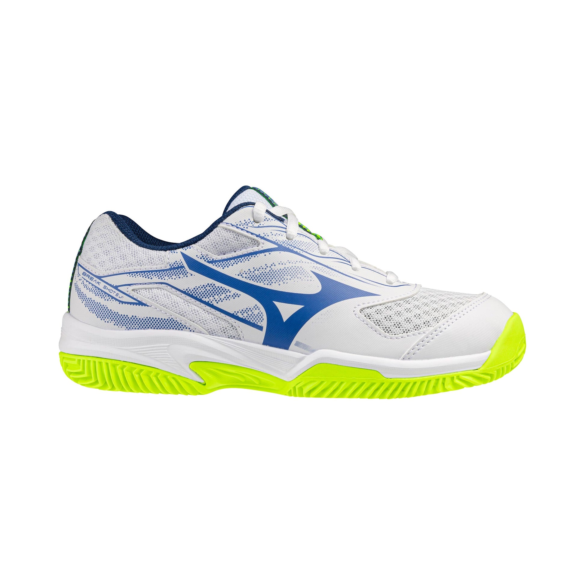 Mizuno Break Shot 5 Zapatilla tierra batida Niños - blanco, lima