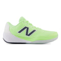 996 Zapatilla tierra batida Mujeres - amarillo neón, blanco