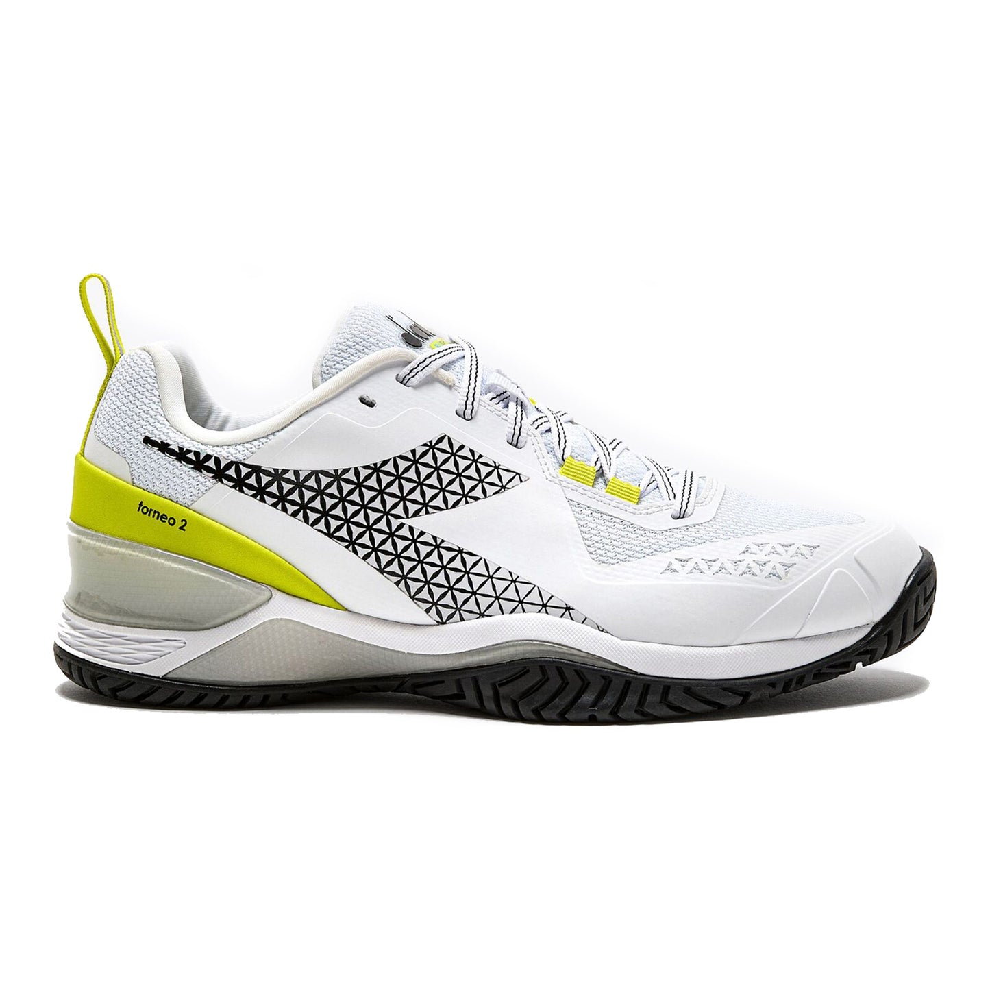 Diadora Blushield Torneo 2 Zapatilla todas las superficies Mujeres - blanco, amarillo neón