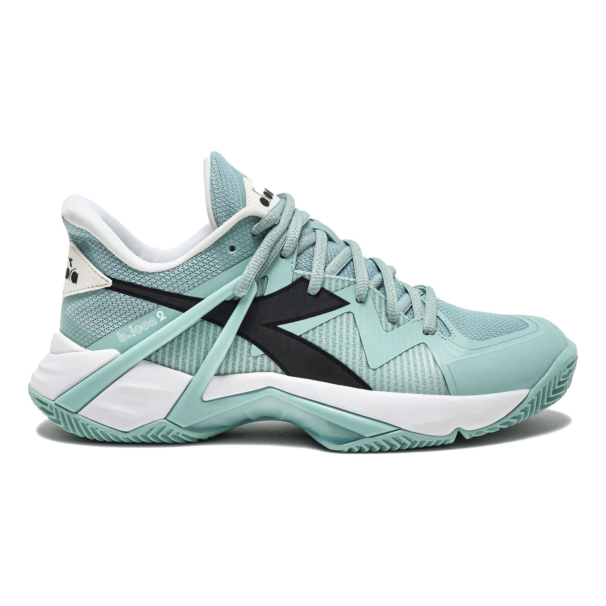 Diadora B.Icon 2 Zapatilla Tierra Batida Mujeres-Mint,Blanco