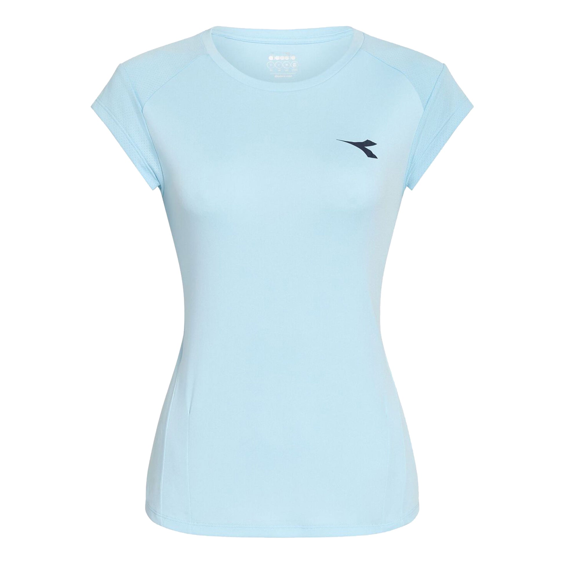 Diadora L. Camiseta De Manga Corta Mujeres-Azul Claro