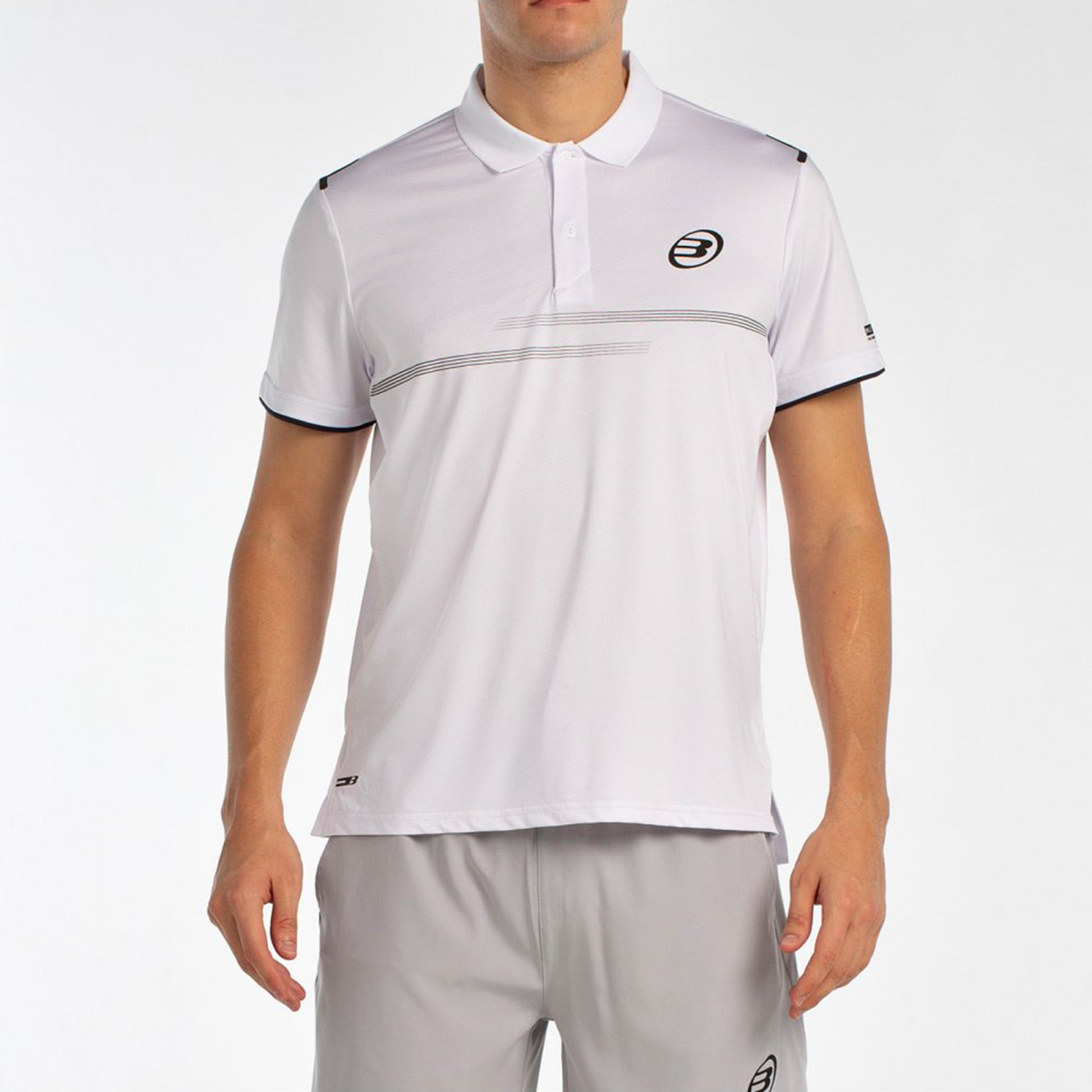 Bullpadel Menkar Polo Hombres-Blanco