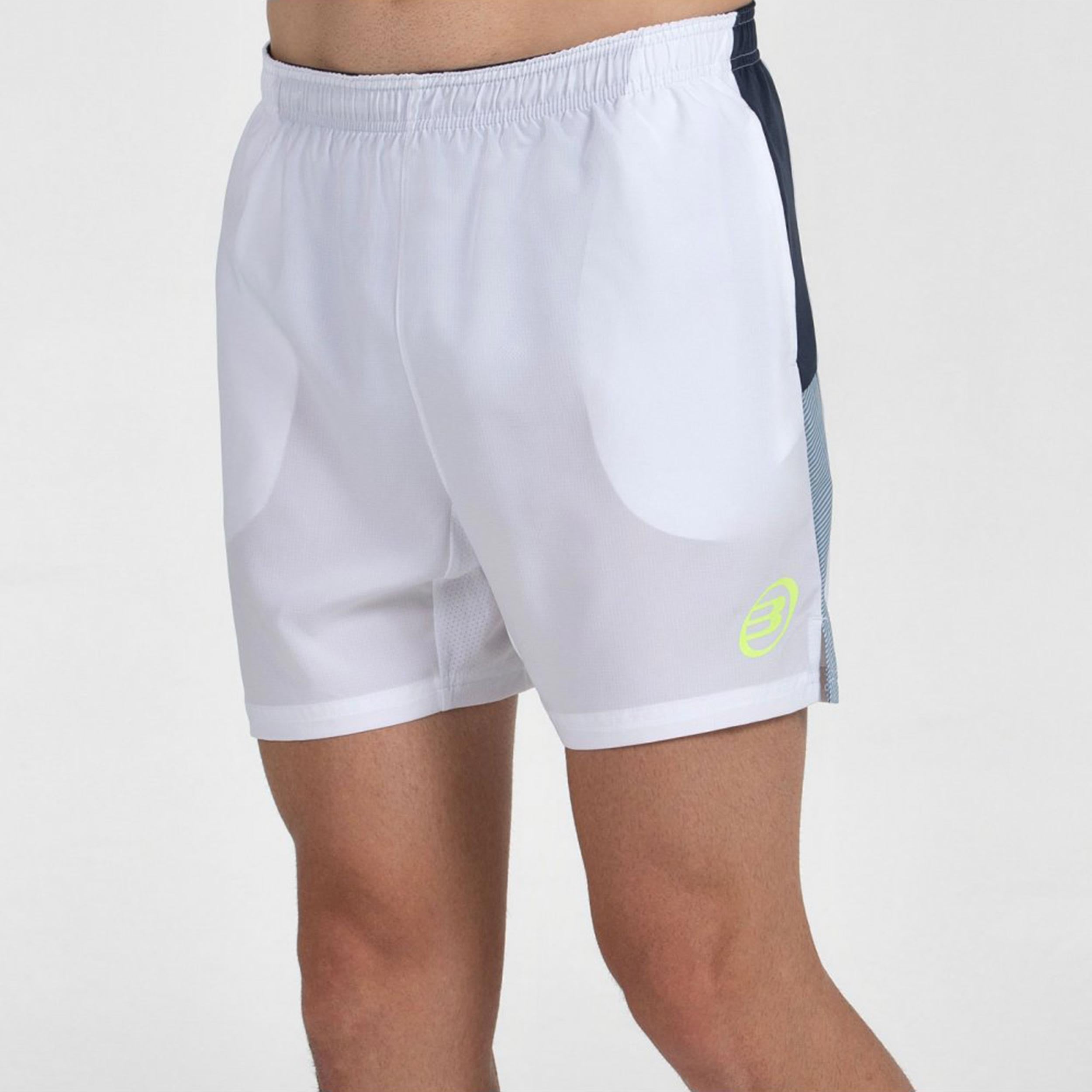 Bullpadel Legar Shorts Hombres-Blanco