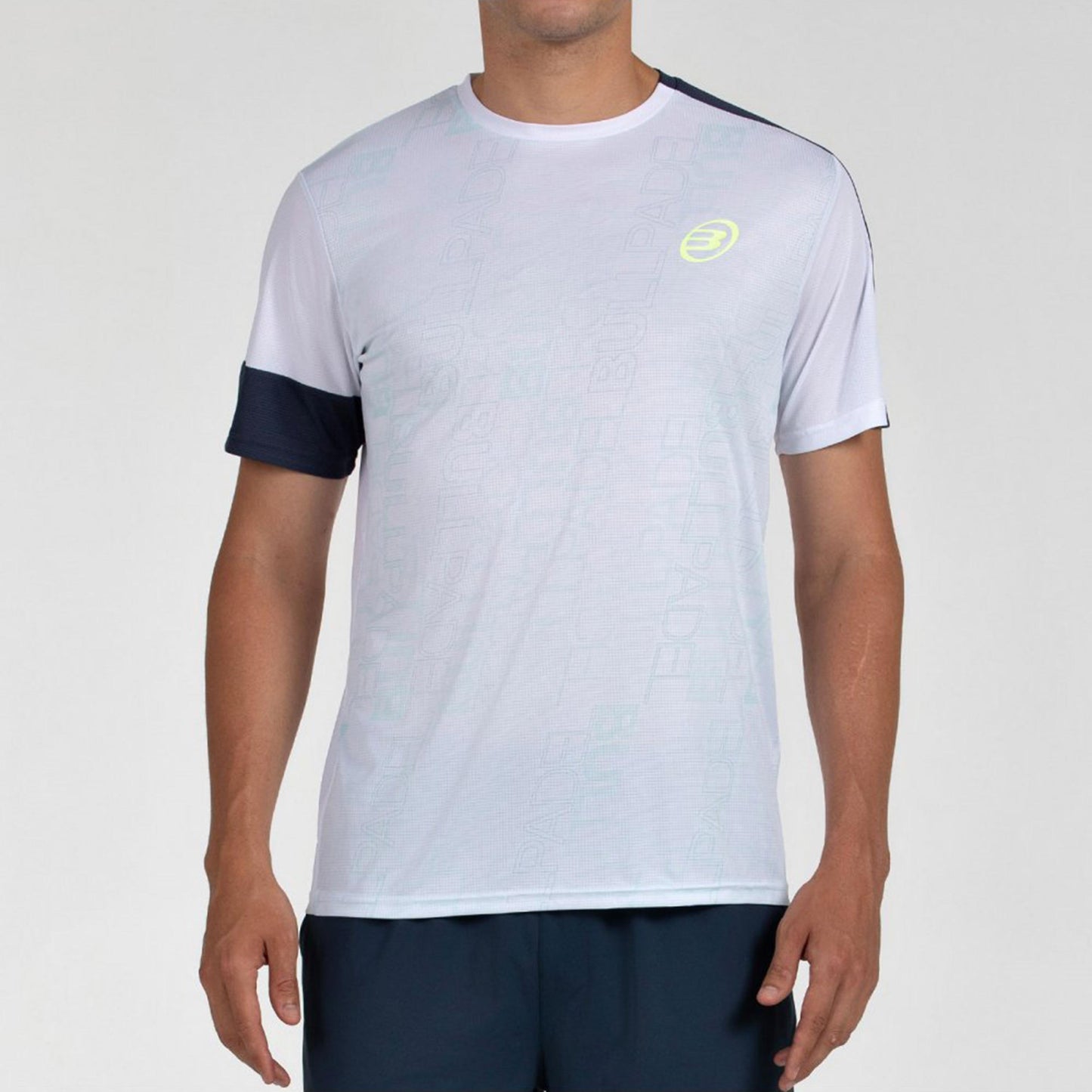 Bullpadel Leido Camiseta De Manga Corta Hombres-Blanco