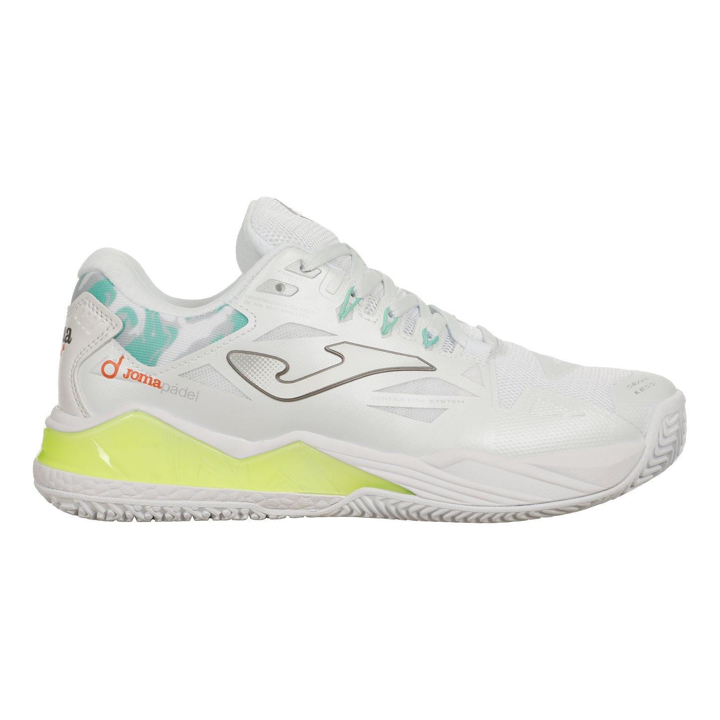 Joma Spin Zapatilla de pádel Mujeres - blanco, verde
