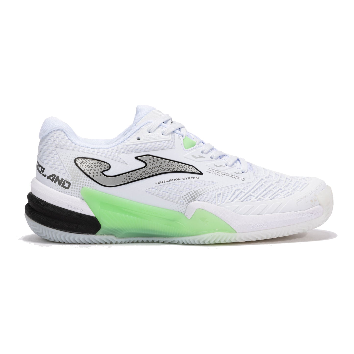 Joma Roland Zapatilla tierra batida Hombres - blanco, mint