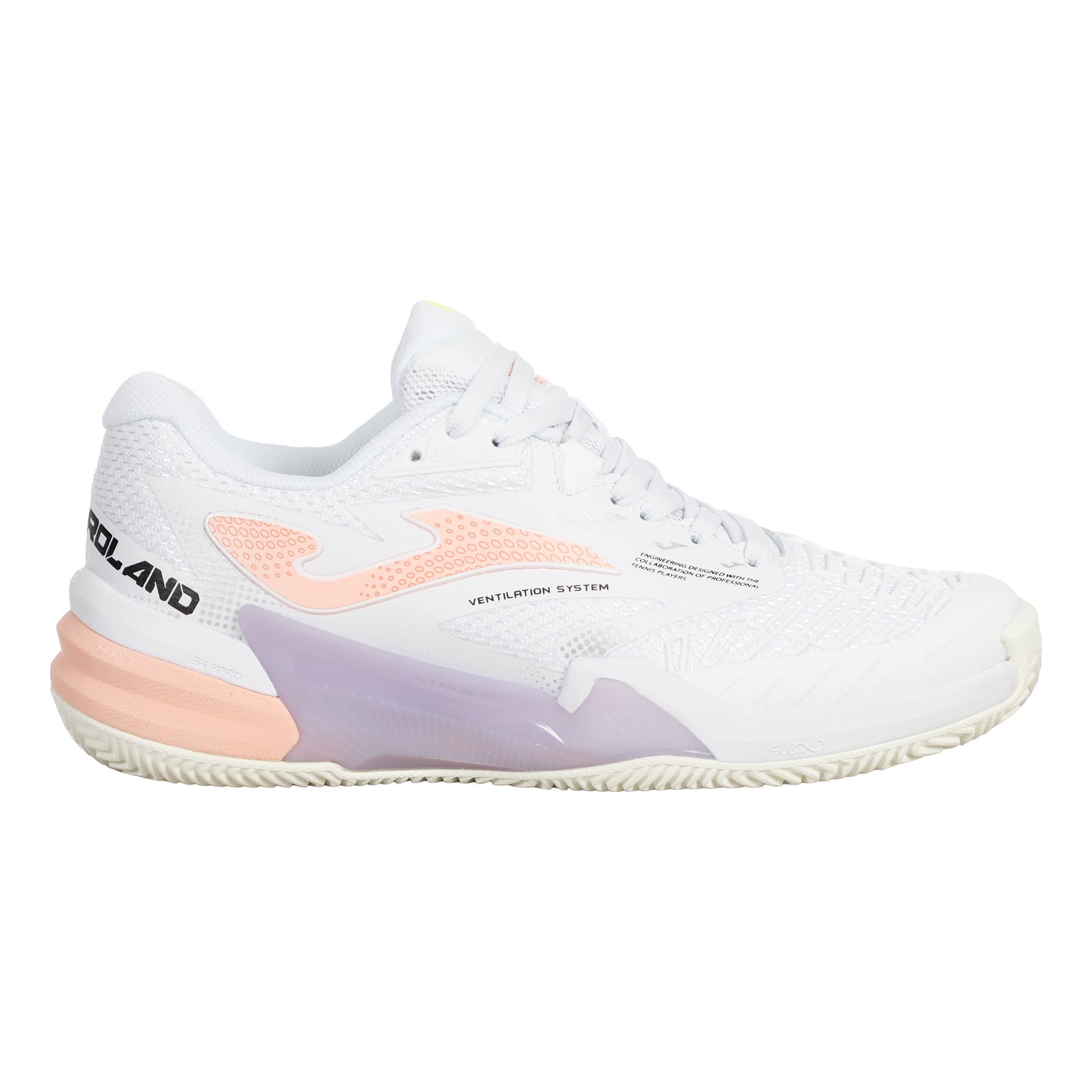 Joma Roland Lady Zapatilla tierra batida Mujeres-blanco
