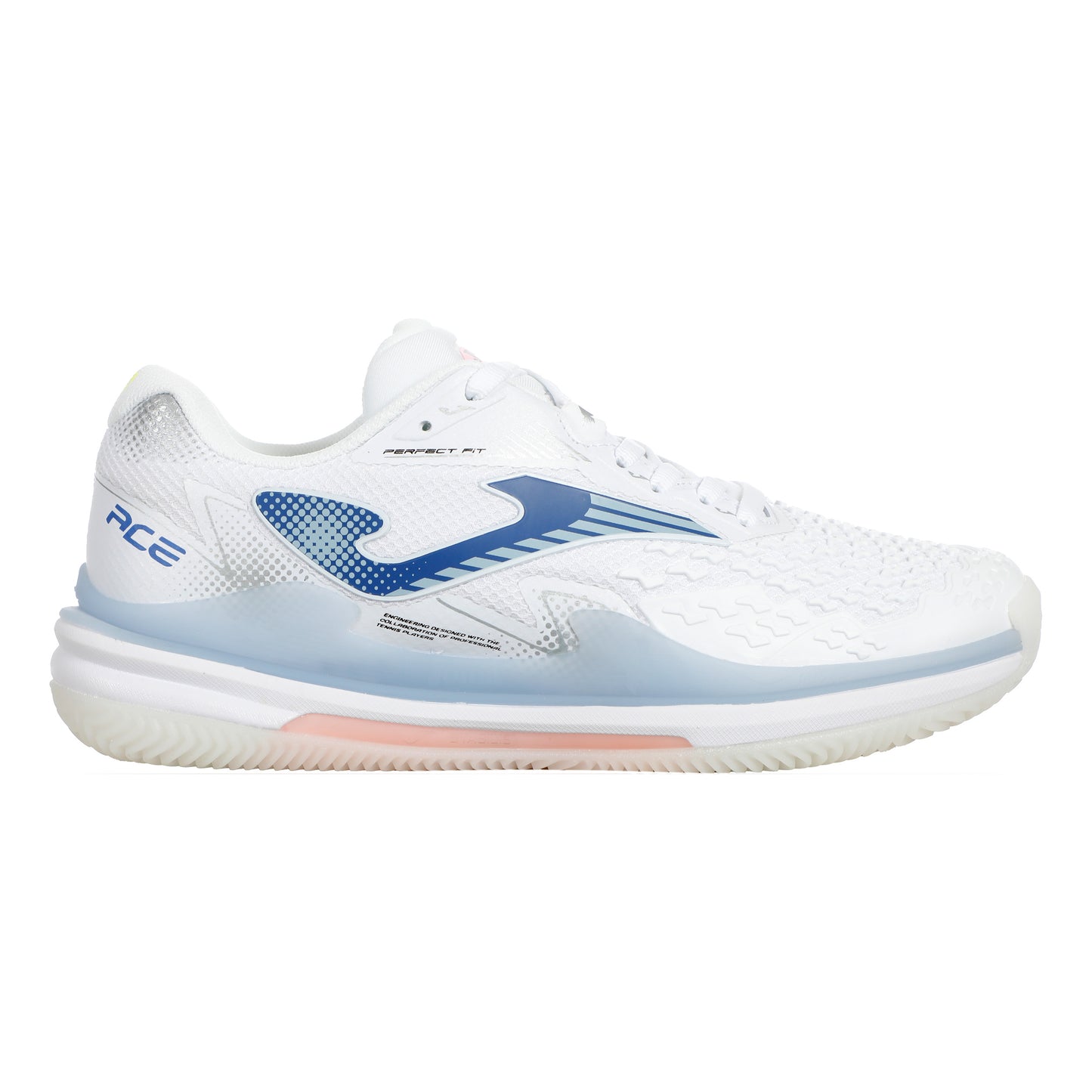Joma Ace Zapatilla Tierra Batida Mujeres-Blanco
