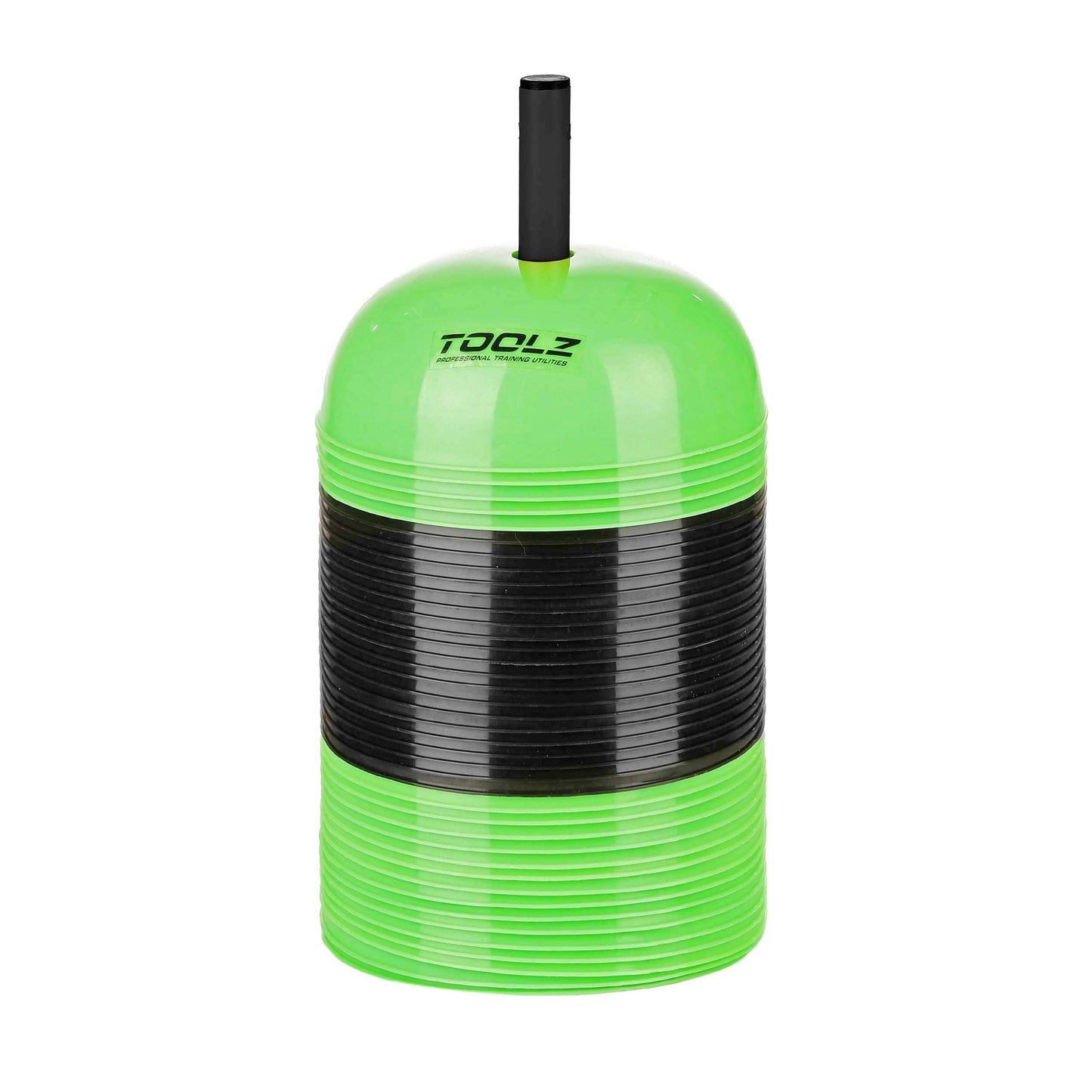 TOOLZ Cono De Señalización Pack De 40-Verde,Negro