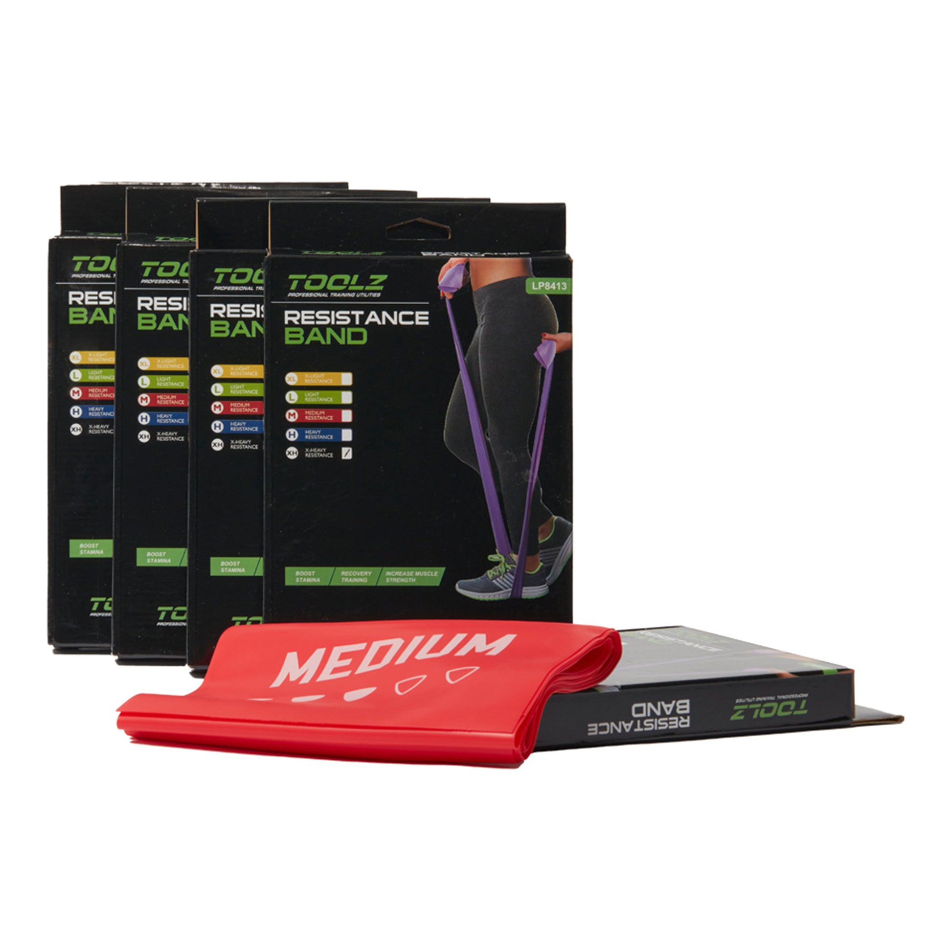TOOLZ Terra Band-M (Medium) Bänder-Rojo