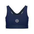 Jude Tech Sujetador deportivo Mujeres - azul oscuro, blanco