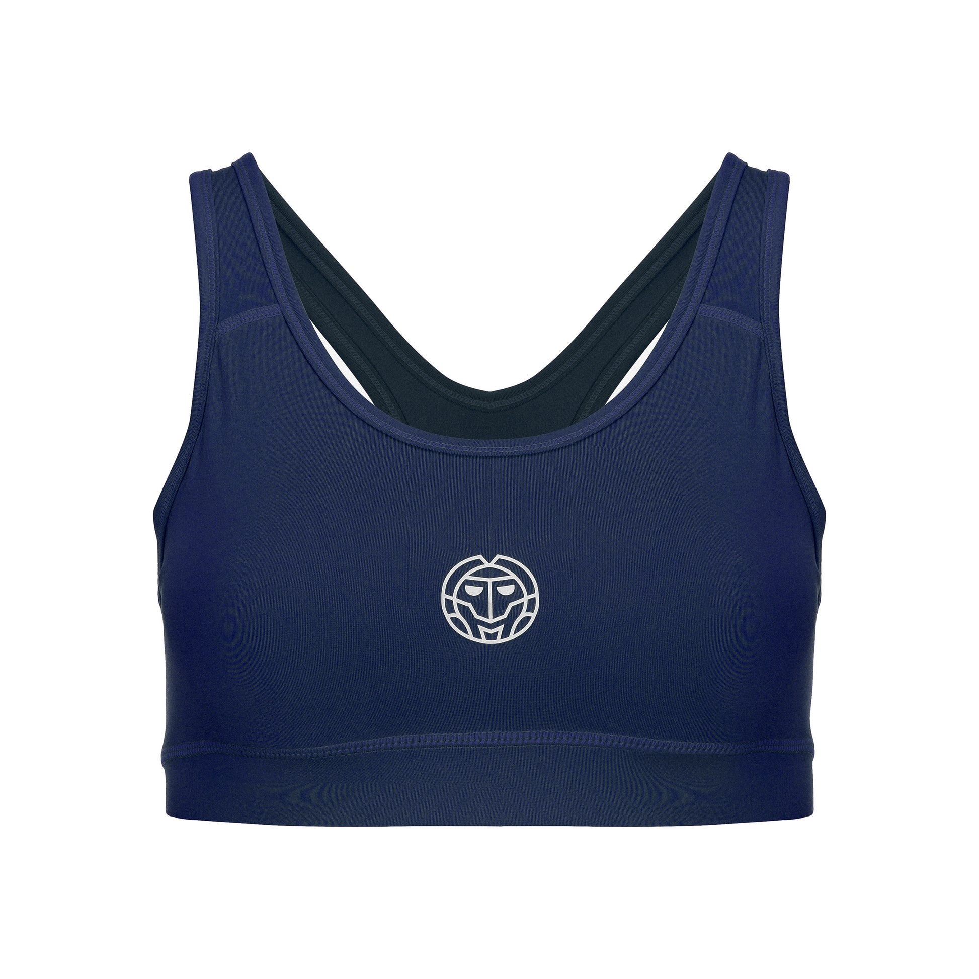 BIDI BADU Jude Tech Sujetador deportivo Mujeres - azul oscuro, blanco