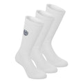 Don Carlito Crew Move Calcetines De Tenis Pack De 3-Blanco,Negro