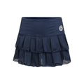 Crew Pleated Falda Mujeres-Azul Oscuro