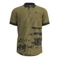Grafic Illumination Polo Hombres - oliva, gris oscuro