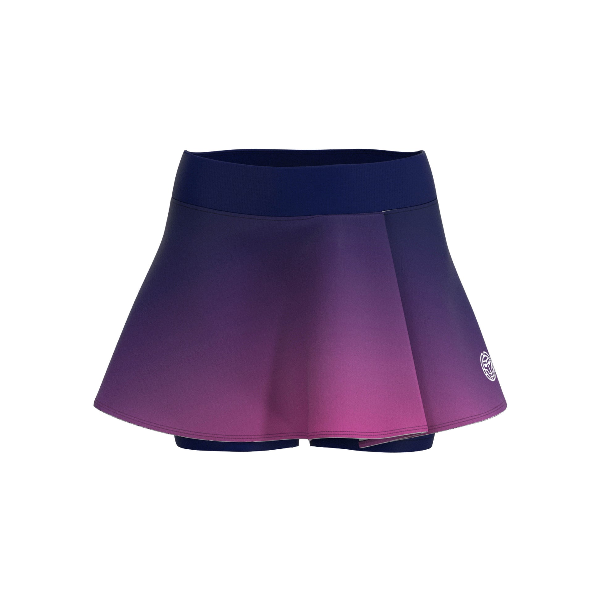 BIDI BADU New York Printed Wavy Falda Chicas - rosa, azul oscuro