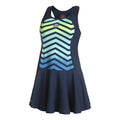 Crew Vestido Mujeres - azul oscuro, multicolor