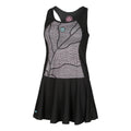Crew Vestido Mujeres - negro, blanco