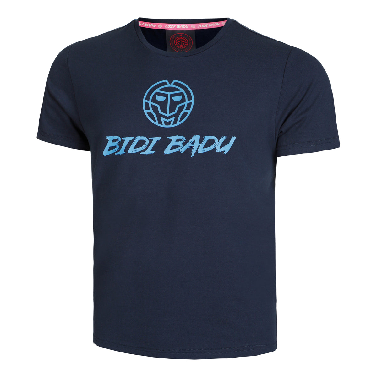 BIDI BADU Beach Spirit Logo Chill Camiseta de manga corta Hombres - azul oscuro,