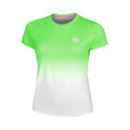 Crew Gradiant Camiseta De Manga Corta Chicas-Verde Neón,Blanco