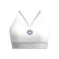 Crew Low Support Strappy Sujetador Deportivo Mujeres-Blanco